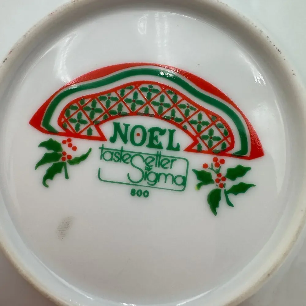 Flat Demitasse Cup & Saucer Set Noel Tastesetter by Sigma Espresso Cup & Saucer
